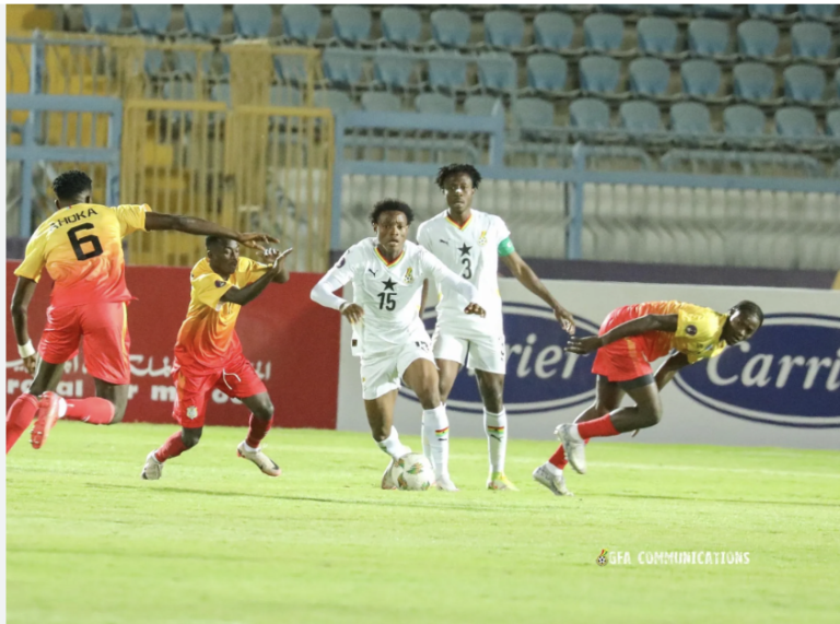 U20 AFCON: Ghana shares spoils with DR Congo in opening group match. 